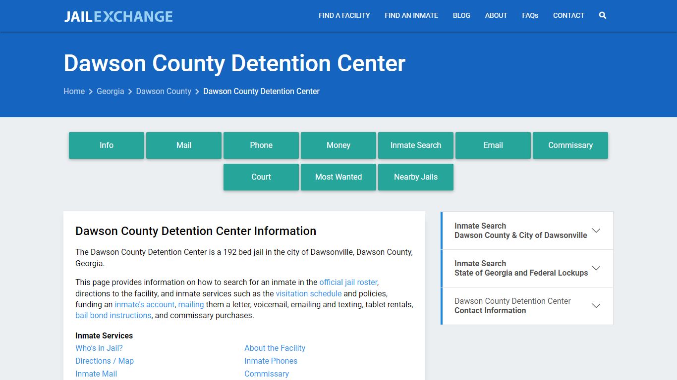 Dawson County Detention Center - Jail Exchange